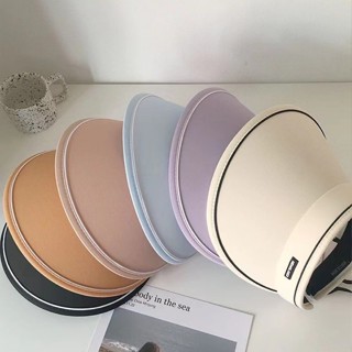 หมวกปีกกว้าง ป้องกันแดด สามารถพับได้ สีแคนดี้ เข้ากับทุกการแต่งกาย แฟชั่นฤดูร้อน สําหรับผู้หญิง 2023