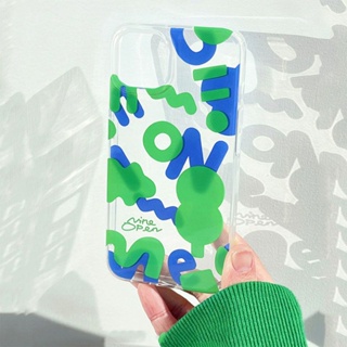 Graffiti English Phone Case For Iphone 13 Phone Case for Iphone12 Applicable 11 Transparent 7P Xsmax All-Inclusive 8P Soft X