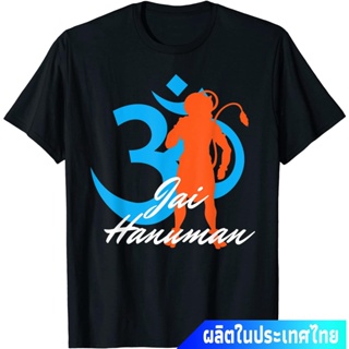 【ใหม่】เสื้อยืดcalandfashionประเทศไทย หนุมาน พระพุทธเจ้า เทพเจ้าลิง Jai Hanuman T-Shirt คอกลม แฟชั่น  ผ้าฝ้ายแท้ เสื้อยืด