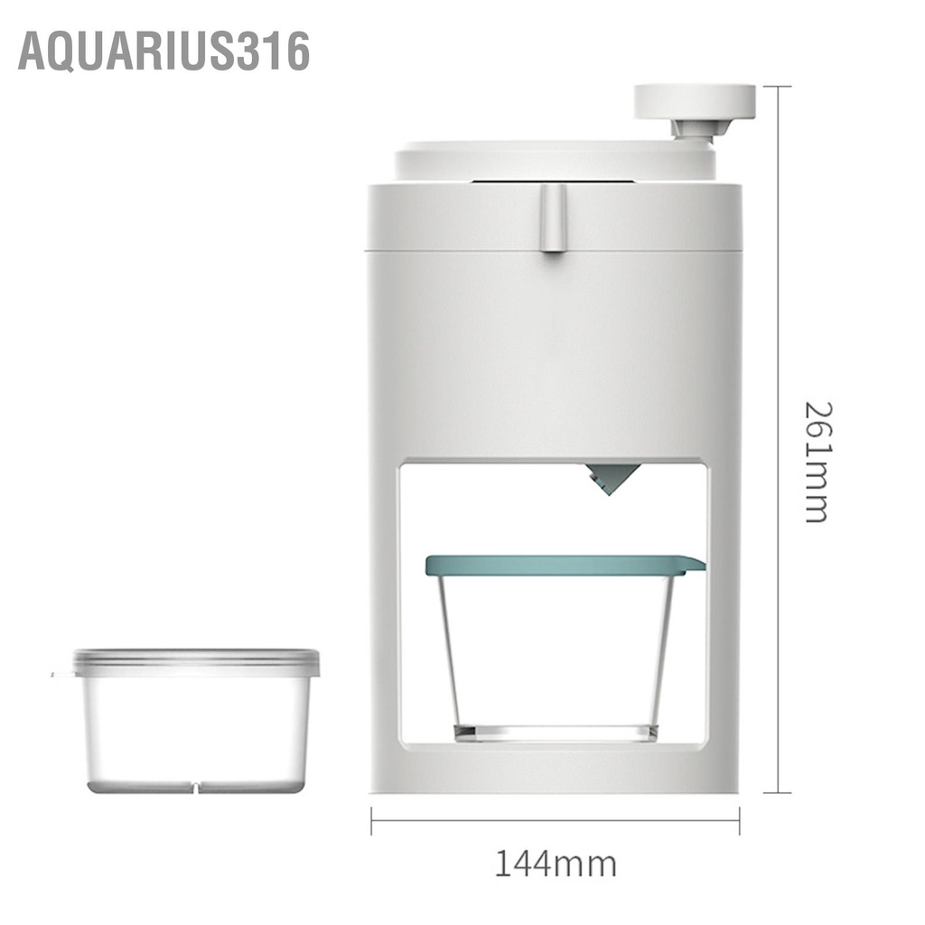 aquarius316-เครื่องทำน้ำแข็งไสแบบใช้มือ-เครื่องไสน้ำแข็ง-snow-cone-machine-home-เครื่องบดน้ำแข็งแบบใช้มือขนาดเล็ก