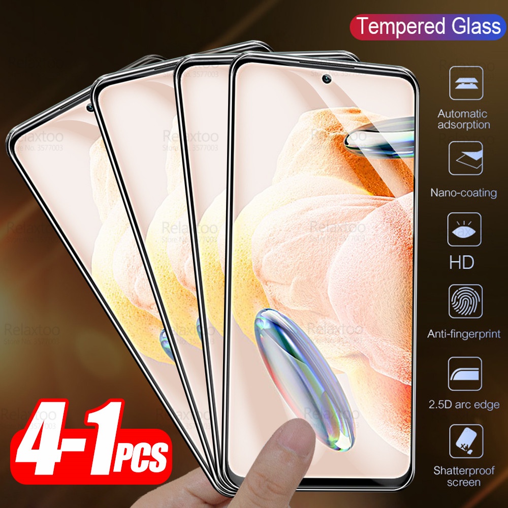 ฟิล์มกระจกนิรภัยกันรอยหน้าจอ-สําหรับ-xiaomi-redmi-note-12-pro-4g-1-4-ชิ้น-readmi-radmi-note12-12pro-12s