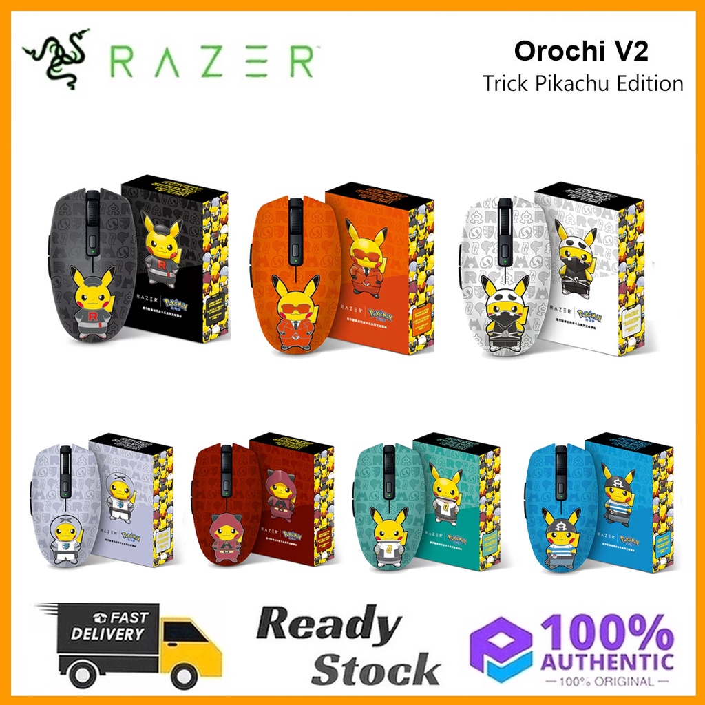 Original Razer Orochi V2 - Trick Pikachu Edition Mobile Wireless Gaming ...