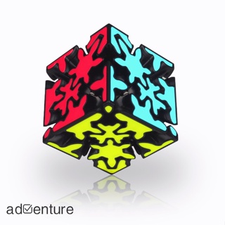 Adven Qiyi Crazy Gear Magic Cube ลูกบาศก์ปริศนา ความเร็วราบรื่น ของเล่นเพื่อการศึกษา สําหรับเด็ก นักเรียน ของขวัญ