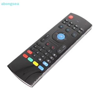 Abongsea MX3 แอร์เมาส์ คีย์บอร์ดไร้สาย 2.4G RF สําหรับ Android TV Box Nice