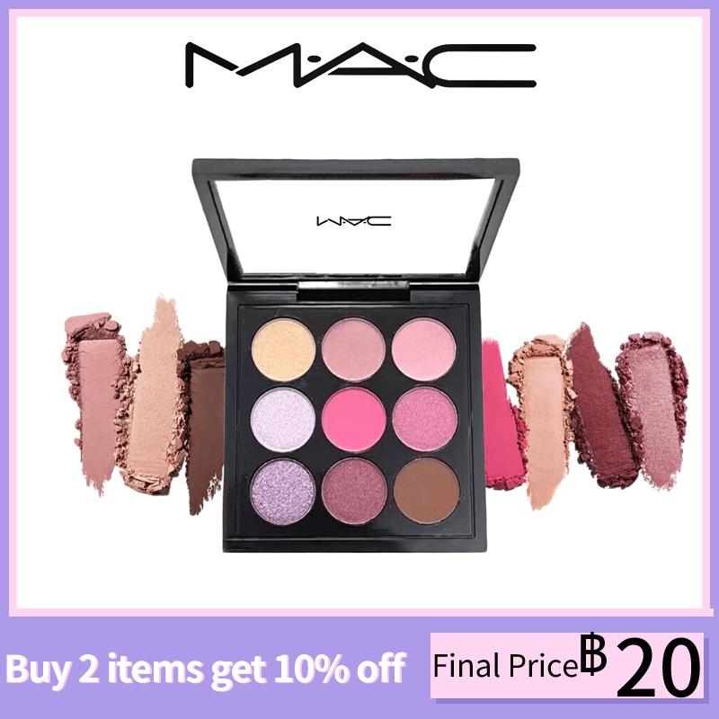 ของแท้-100-mac-eye-shadow-x-9-browns-greys-eyeshadow-palett-pinks-purple-5-85g