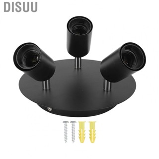 Disuu 3 Head Rotating Lamp Base  Ceiling Spotlight Holder 85-265V  for Bedroom