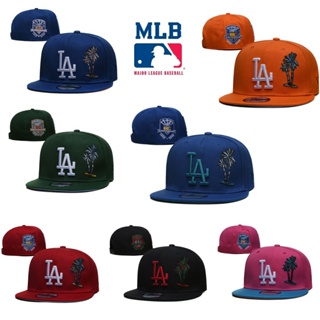 หมวกเบสบอล ทรงโค้ง แบน ลาย Dodgers Los Angeles แฟชั่นฤดูร้อน สําหรับผู้ชาย และผู้หญิง T4DK