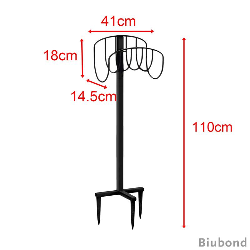 biubond-ที่แขวนสายยางรดน้ําในสวน-แบบโลหะ-ถอดออกได้