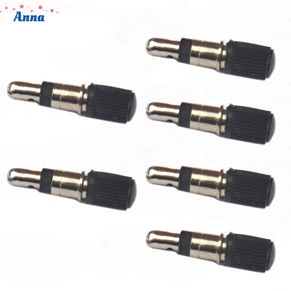【Anna】Bicycle Valve Core 4/6 Pieces Alligator Bicycle Cap DV Dunlop
