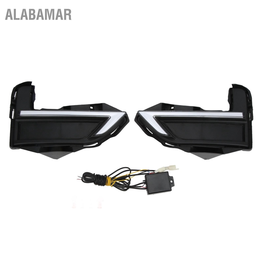 alabamar-led-daytime-running-light-ไฟเลี้ยวสีขาวอำพัน-4555lm-50008000k-สำหรับ-nissan-xtrail-rogue-2017up