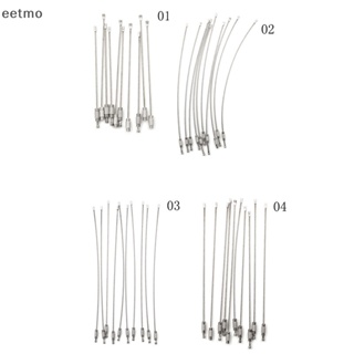 [eetmo] พวงกุญแจสเตนเลส 10 15 20 ซม. สําหรับเดินป่า 10 ชิ้น