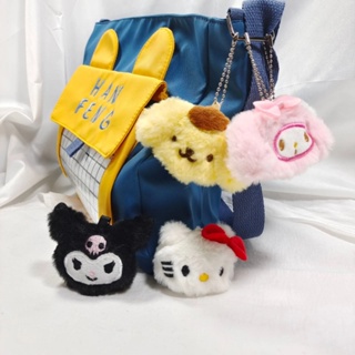SANRIO พวงกุญแจ จี้ตุ๊กตาการ์ตูน Hello Kitty Kuromi My Melody Cinnamon Baby น่ารัก เหมาะกับของขวัญ สําหรับตกแต่งกระเป๋าเป้สะพายหลัง รถยนต์
