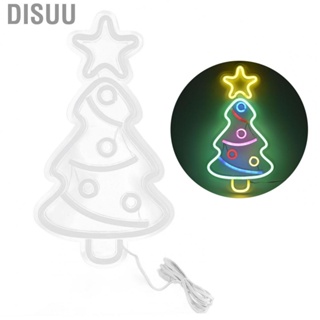 Disuu Neon Light Christmas Tree Sign Night Festival Decorative Lamp New