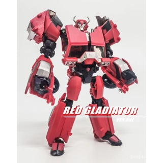 [New product in stock] spot Apache APC TOYS red gladiator flying over the mountain leader certificate deformation toy model robot