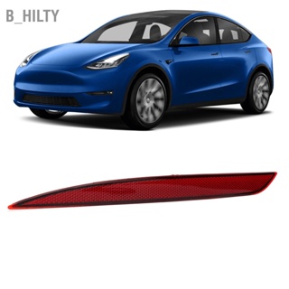 B_HILTY กันชนหลังสะท้อนแสงเลนส์สีแดงไฟท้ายรถสะท้อนแสงสำหรับ Tesla รุ่น Y 2020 ถึง 2023