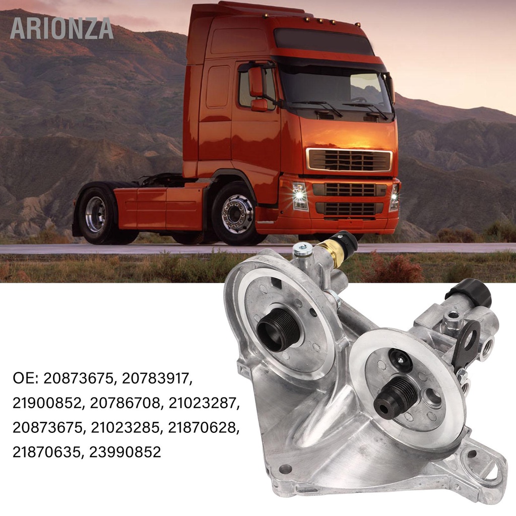 arionza-ที่อยู่อาศัยกรองน้ำมันเชื้อเพลิงอลูมิเนียมความแข็งแรงสูง-20873675-สำหรับเครื่องยนต์รถบรรทุก