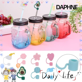 Daphne ฝาครอบแก้วน้ําดื่มซิลิโคนลายการ์ตูนน่ารัก 1 ชิ้น