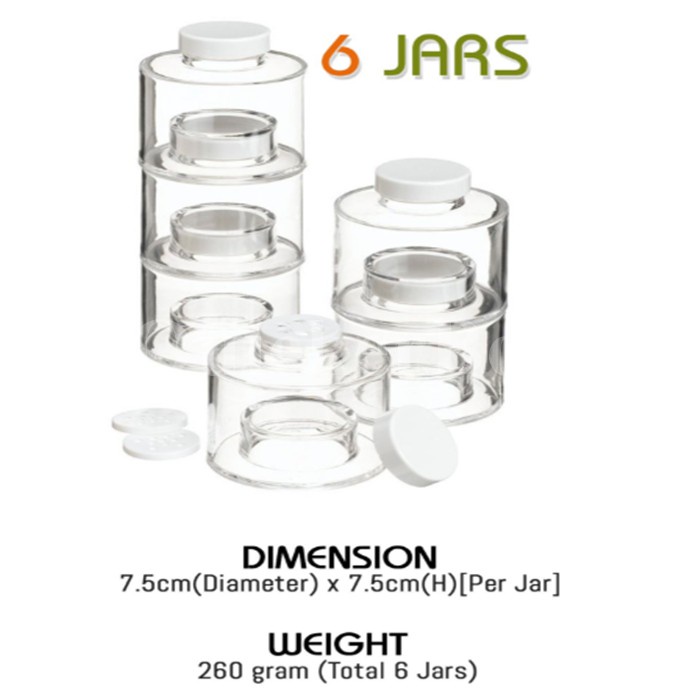 6-spice-jar-tower-ทาวเวอร์ใส่อุปกร์เครื่องเทศ-6-ชั้น