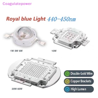 Coa หลอดไฟ LED พลังงานสูง 440nm 450nm 10W สีฟ้า สําหรับปลูกพืช DIY