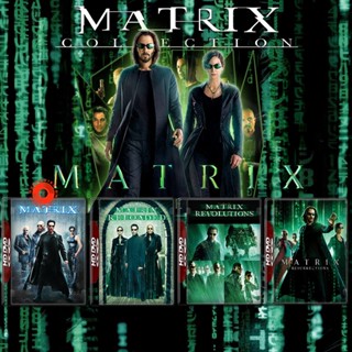 DVD The Matrix เดอะ เมทริคซ์ 1-4 DVD หนังใหม่ มาสเตอร์ เสียงไทย (เสียง ไทย/อังกฤษ | ซับ ไทย/อังกฤษ) DVD