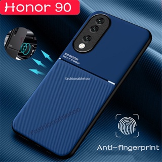 เคสโทรศัพท์มือถือซิลิโคน TPU ผิวด้าน กันกระแทก พร้อมที่ตั้งวาง สําหรับ Huawei Honor 90 pro Lite 90pro 90lite Honor90pro Honor90lite 2023