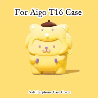 【จัดส่งด่วน】เคสหูฟัง แบบนิ่ม ลายการ์ตูนน่ารัก สําหรับ Aigo T16 T16