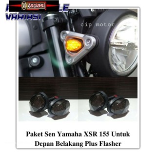 กระพริบติดด้านหน้า และด้านหลัง สําหรับ Yamaha XSR 155cent