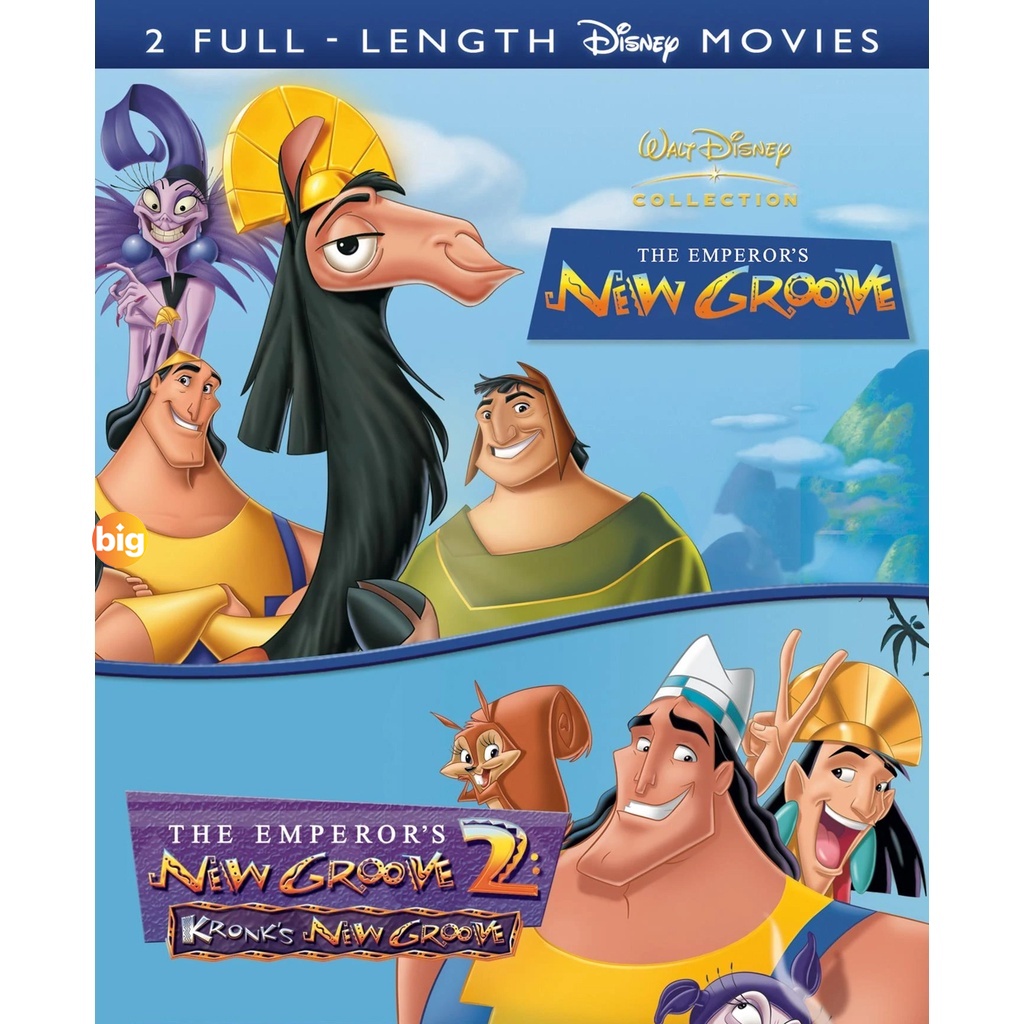 แผ่น-dvd-หนังใหม่-new-groove-จักรพรรดิ์กลายพันธุ์-อัศจรรย์พันธุ์ต๊อง-ภาค-1-2-dvd-master-เสียงไทย-เสียง-ไทย-อังกฤษ-ซับ