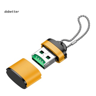 &lt;Dobetter&gt; เครื่องอ่านการ์ดรีดเดอร์ USB TF สําหรับรถยนต์