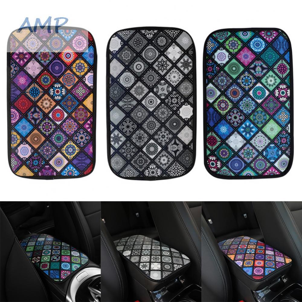 new-8-ethnic-style-waterproof-car-armrest-cover-universal-leather-anti-slip-protection