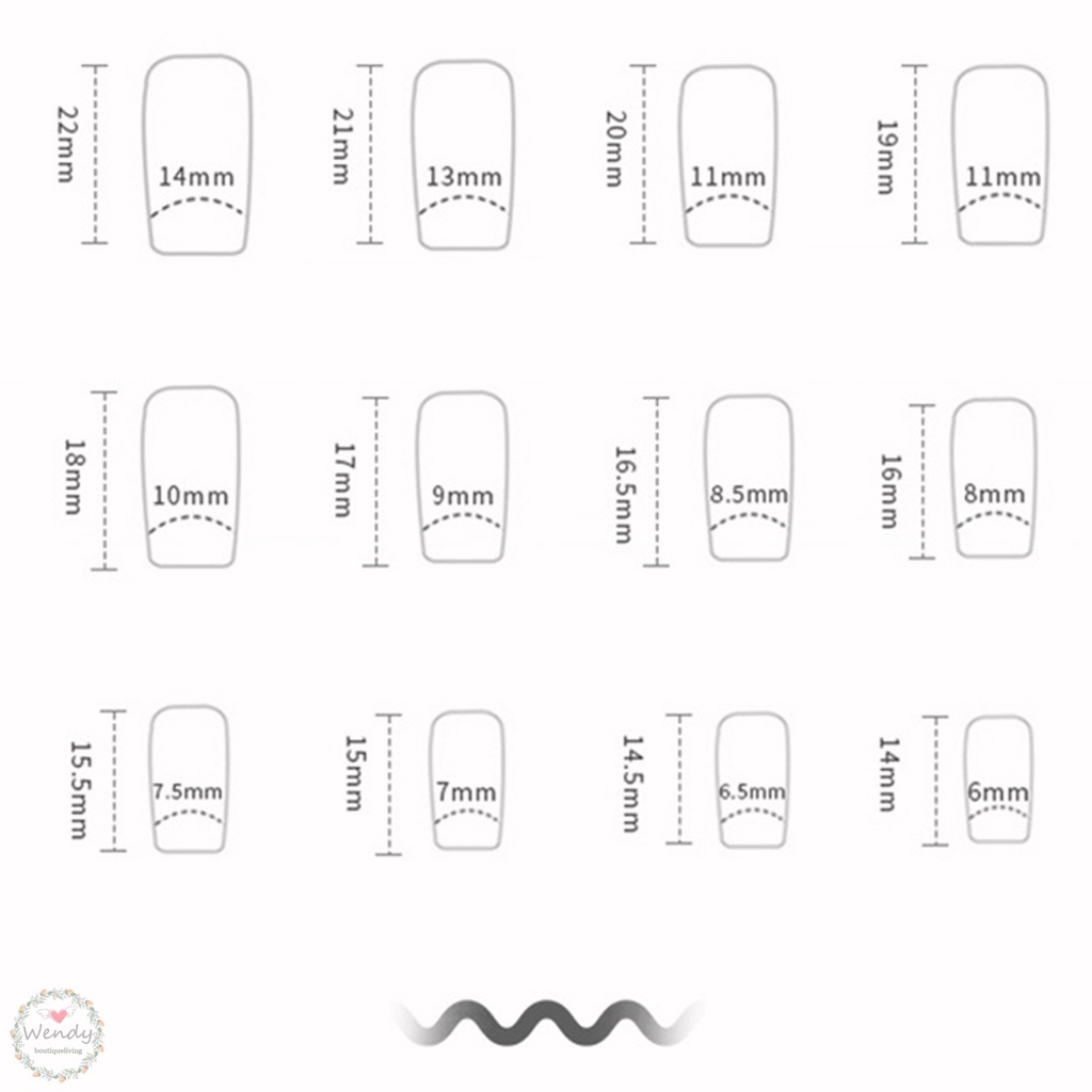 เล็บปลอม-ทรงกลม-ไล่โทนสีแดง-ทนทาน-และไม่เป็นรอยง่าย