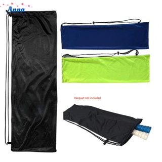 【Anna】Badminton Racket Storage Bag Tennis Racket Cover Storage Case Pouch Backpack
