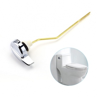 Toilet Lever Handle Carbon Steel Decorate Your Bathroom Silver &amp; Golden