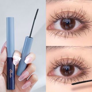 Tiktok same style# New mascara waterproof slender curling without dizziness shaping lengthened thick lasting fine brush head base cream for girls 8.12N