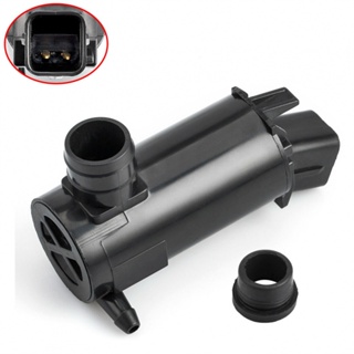 ปั๊มฉีดน้ํา พลาสติก สีดํา 98510-2G000 2 Pins สําหรับ Hyundai Accent Rubber Plug