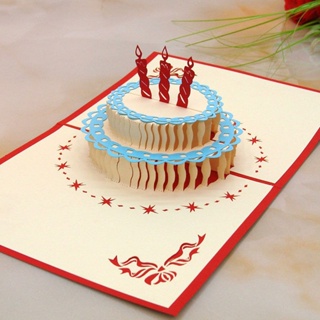 3D Greeting Cards Happy Birthday Card Valentine Christmas Cards Clearance sale