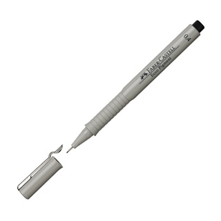 FABER-CASTELL ปากกาหัวสักหลาด รุ่น ECCO ขนาด 0.4 มม. สีดำ