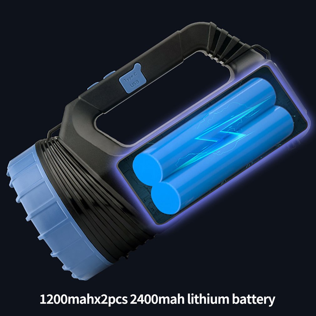 solar-power-led-flashlight-handheld-searchlights-usb-rechargeable-flashlight