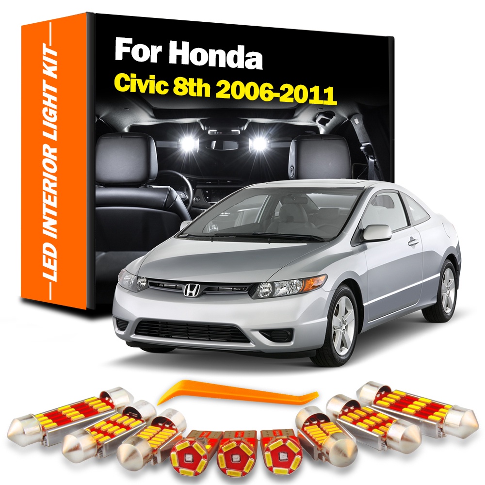 ชุดไฟ-led-ติดป้ายทะเบียนรถยนต์-สําหรับ-honda-civic-8-mk8-8th-gen-2006-2007-2008-2009-2010-2011-11-ชิ้น