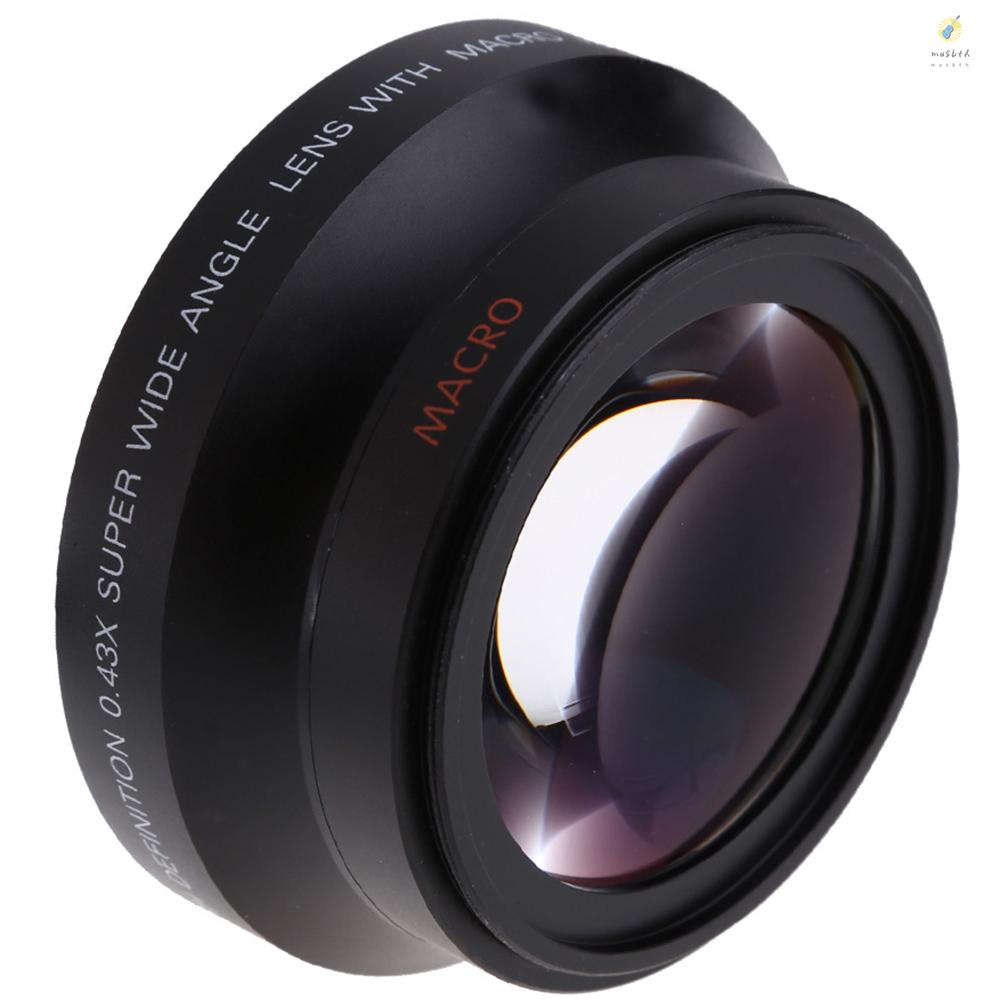 67mm Digital High Definition 0.43×SuPer Wide Angle Lens With Macro ...