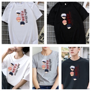 **READY STOCK** Anime Jujutsu Kaisen Shirt Cartoon T-shirts Short Sleeves T-Shirt Fashion/Oversize/Couple/Plus Size_03