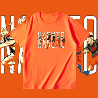 เสื้อยืดแขนสั้นins naruto เสื้อยืดลําลองสําหรับผู้ชายแขนสั้นคอกลมพิมพ์ลาย penn uchihaS-5XL