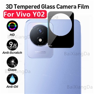 ฟิล์มกระจกนิรภัยกันรอยเลนส์กล้อง 3D สําหรับ Vivo Y02 s Y02 A Y02s Y02A Y11 Y 02s Y 02A Y 11 VivoY02 VivoY11 2023