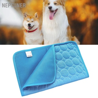 NEPTUNER เสื่อทำความเย็นสุนัขขนาดใหญ่พิเศษ Pet Cooling Pad Breathable Summer Ice Cushion สำหรับสุนัขแมว