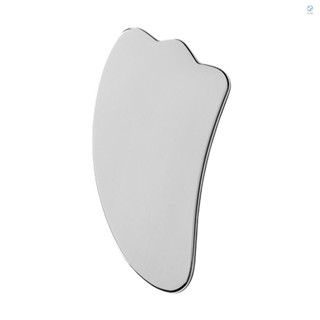 Flyhigh Wing Shaped Gua Sha เครื่องมือนวดหน้า สเตนเลส กัวซา บอร์ด เครื่องมือนวดหน้า บรรเทาอาการปวด นวดบําบัด เครื่องมือขูด