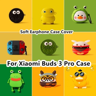 【พร้อมส่ง】เคสหูฟัง แบบนิ่ม ลายการ์ตูนน่ารัก สําหรับ Xiaomi Buds 3 Pro 3 Pro