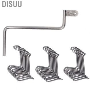 Disuu Fence Wire Tensioner  Twisting Tool Sturdy Steel Wide Usage Strong Practicability Easy To Use 20 Pcs with Tightening Handle for Garden