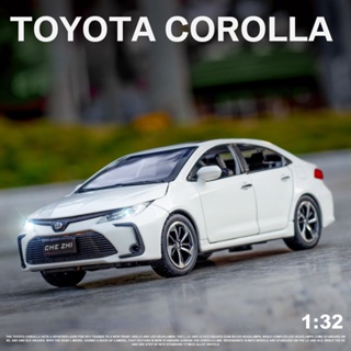 โมเดลรถยนต์ 1:32 Toyota Corolla แบบดึงถอยหลัง ของเล่นสําหรับเด็ก