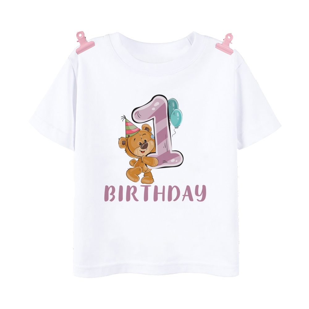 เสื้อยืด-พิมพ์ลายหมีตลก-ธีมปาร์ตี้วันเกิด-แฟชั่นสําหรับเด็กผู้ชาย-และเด็กผู้หญิง-อายุ-1-12-ปี