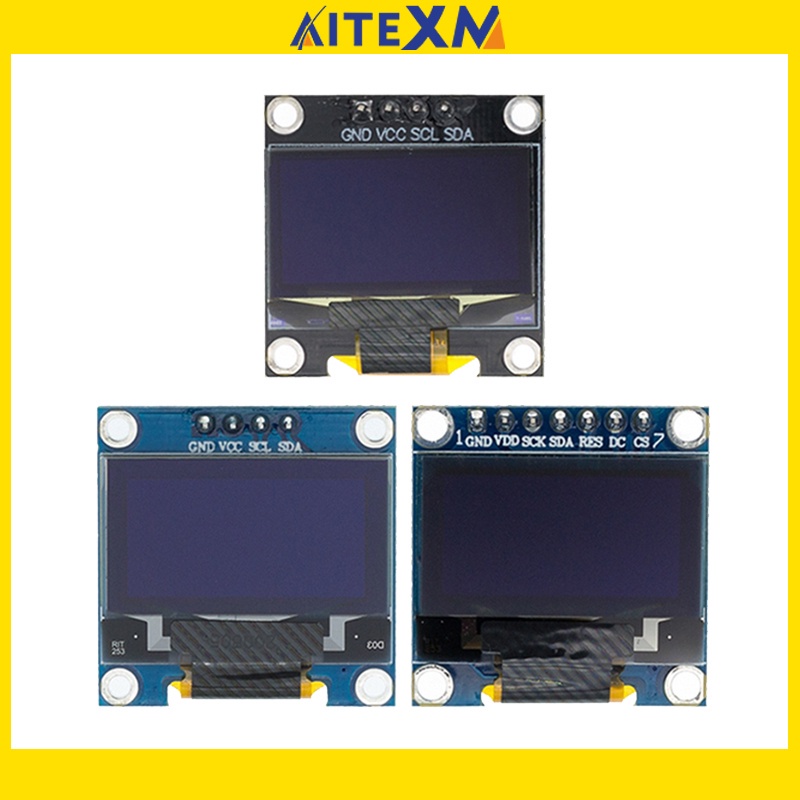 0.96" OLED SPI/IIC I2C สีขาว/สีฟ้า/สีเหลืองสีฟ้า 0.96 นิ้วโมดูล OLED 128X64 OLED LCD จอแสดงผล LED โมดูลสําหรับ ARDUINO